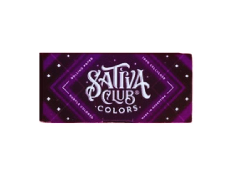 Sativa Club Celulosa Color Violeta 1 1/4